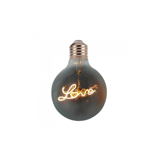 [3283-8557] V-Tac 5W LED Love globepære - Kultråd, Ø12,5cm, ekstra varm hvid, E27