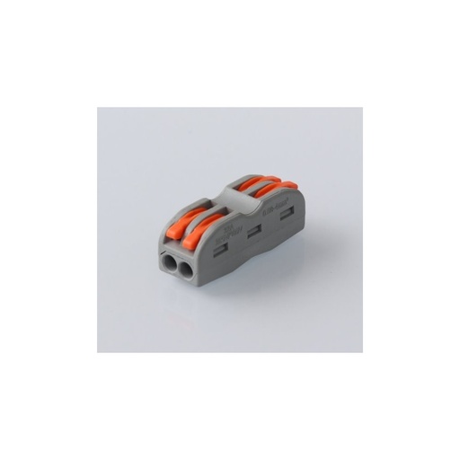 [3384-0] Skrueløs muffe til 2 samlinger - 32A 250V-600V