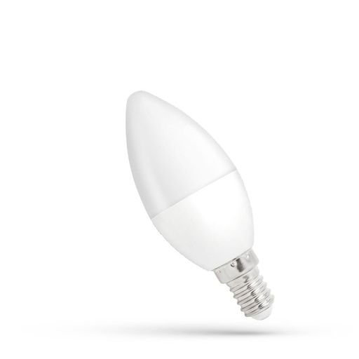 [6157-13125] Spectrum 6W LED pære - C37, dæmpbar, E14, 480lm, RA80, 230V
