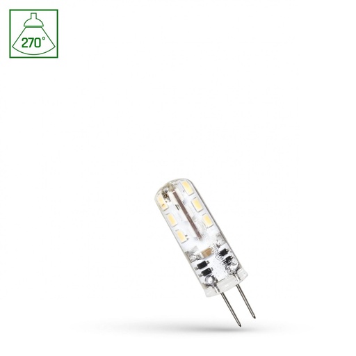 [6204-13194] LED G4 Kolonnepære 12V 1.5W - Silicium Spectrum - 95lm - RA80