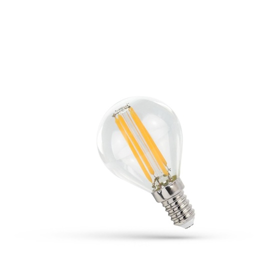 [6224-13092] Spectrum 4W LED pære - G45, kultråd, E14, 500lm, RA80