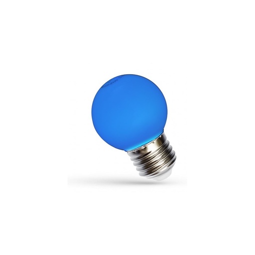[6231-0] Spectrum Blå LED Dekorationspære - 1W, G45, E27, 230V, RA80