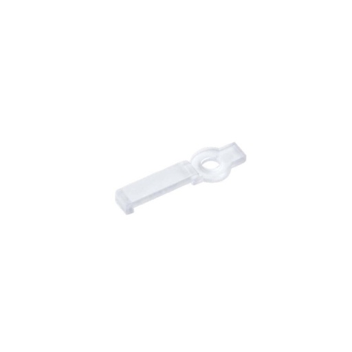 [4746-0] 20 stk. monteringsklips til LED strip - 12mm, passer til IP20 strips (klare)