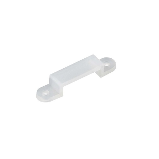 [4748-0] 20 stk. Silikone Monteringsklips til LED Strip - 12mm, Passer til IP65 LED Strips