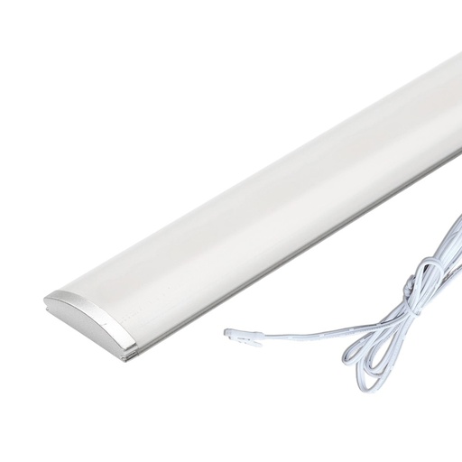 [4763-9636] 1 meter LED skabsbelysning - 6mm høj, 12V, 9W, med endeprop, 700lm, RA82