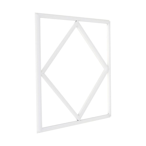 [27055-18698] Hexagon Diamant LED Panel 60x60 - 60W, 6000lm, hvid kant