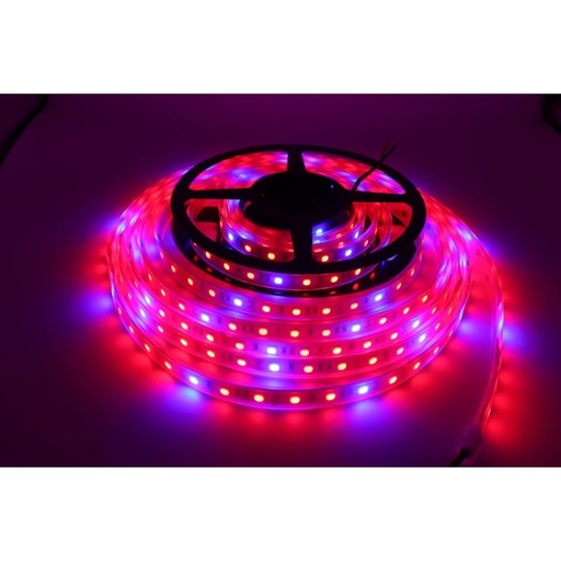 [27088-0] 8,5W/m Stænktæt Vækst LED Strip - 5m, 60 LED/m, 24V DC, IP65