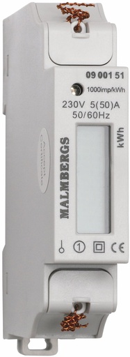 [0900151] ELMÅLER 1-FASET 230V 50A