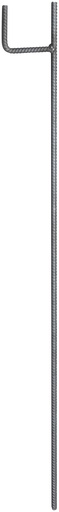 [880001] KABELSPYD 1 HOLDER Ø12 130CM