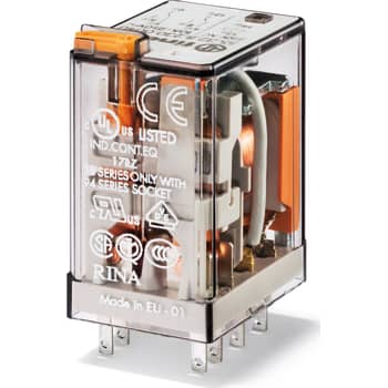 [6222400453] Stikbensrelæ Industri S55.32, 2P, 10A, 230V AC