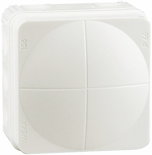 [1235016] COMBIDÅSE 76X76X51 HVID IP 66