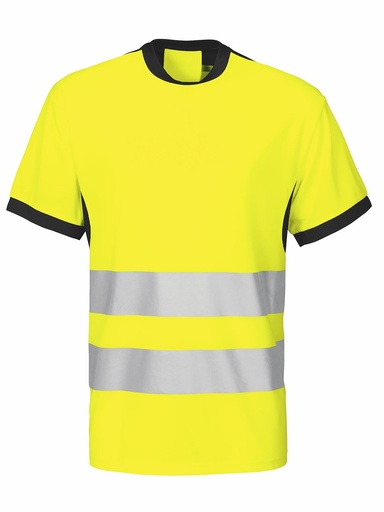 [9816140] T-SHIRT GUL/SORT XXL