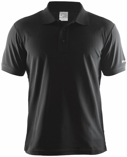[9816271] CRAFT CLASSIC PIKÉ SVART XL