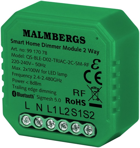 [9917078] 2-K LYSDÆMPER MODUL BLE+RF 5.0