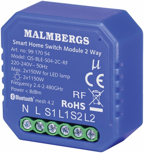 [9917054] 2-K ON/OFF MODUL BLE+RF/PUSH