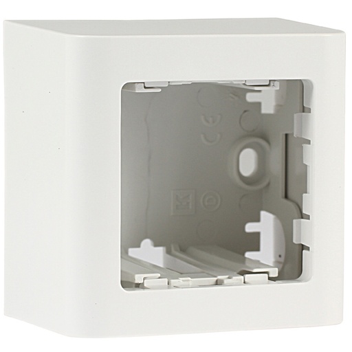 [1017048258] FUGA® underlag Softline 1 modul 49 mm dyb Hvid