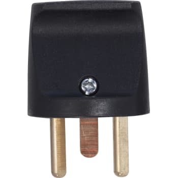 [6228234416] EDB stikprop rund m/jord sort 230V 16A