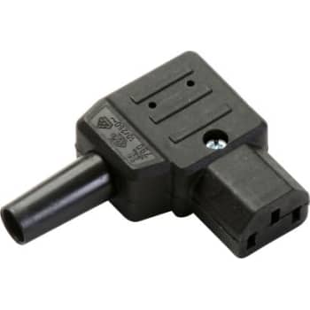 [6228300476] Apparatstik 3P vinkel, hun, sort, 790
