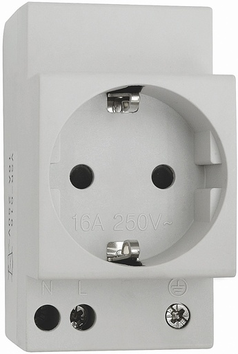 [2149134] UDTAG T/DIN-SKINNE 2P+J