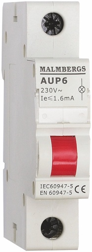 [2149300] SIGNALLAMPE LED 230V RØD