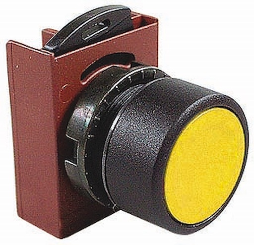 [4362004] TRYKKNAP PLAN GUL