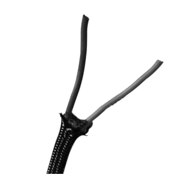 [6232064300] Stofledning VDH 2x0,75 sort S100