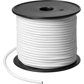 [6232200067] Stofledning 50 meter, på rulle, 2x0,75 mm², 70°, hvid