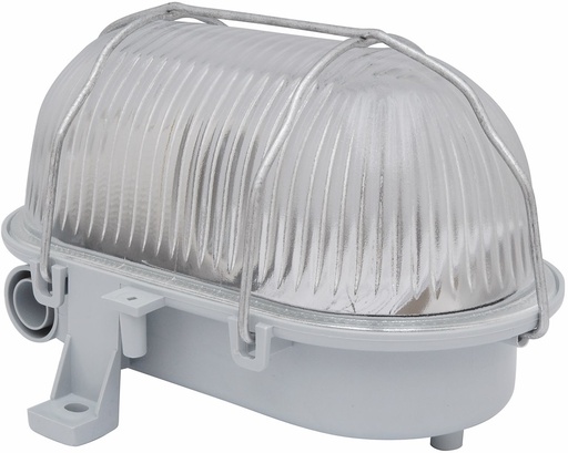 [7534030] SKOTLAMPE M/GITTER 60W IP44