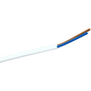 [6232234253] Ledning H03VV-F rund 3G0,75 hvid, 10 meter