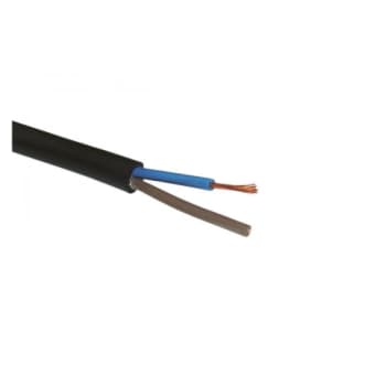 [6234100356] Gummikabel H07RN-F 2x1 mm² R100, sort