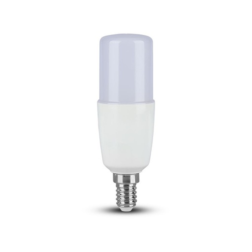 [25521-17373] V-TAC 7.5W E14 LED Pære med Samsung Chip, 6500K, T37, Plastik - 660lm