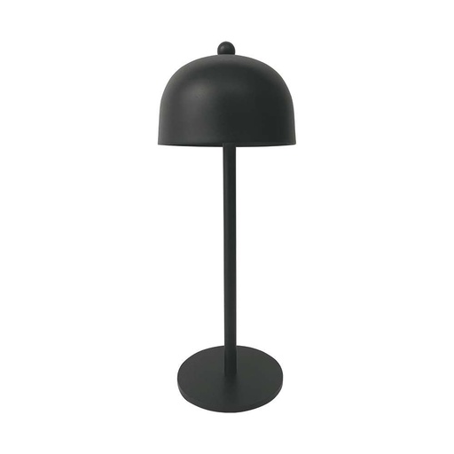 [26078-17845] LED Bordlampe med 1800mAh Batteri, Ø115x300, 3i1, Sort Hus