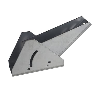 [8037326445] Justerbar konsol 600mm Zinc+