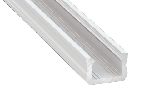 [H60338] Alu. LED profil - Type X, Lakeret hvid (2,02m)
