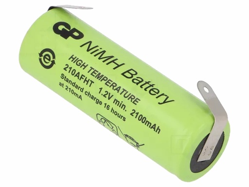 [H65145] NiMH LR23 (A) batt. 1,2V 2100mAh m. loddeflige (Ø17x50mm)