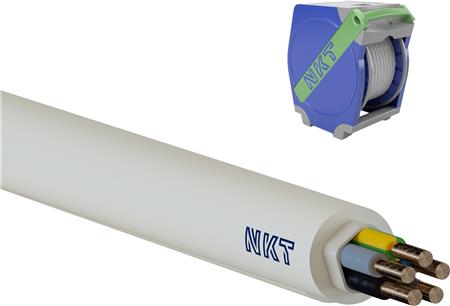[3033878280] Installationskabel NOIKLX 90° Dca 5G4 Lysegrå QADDY 200