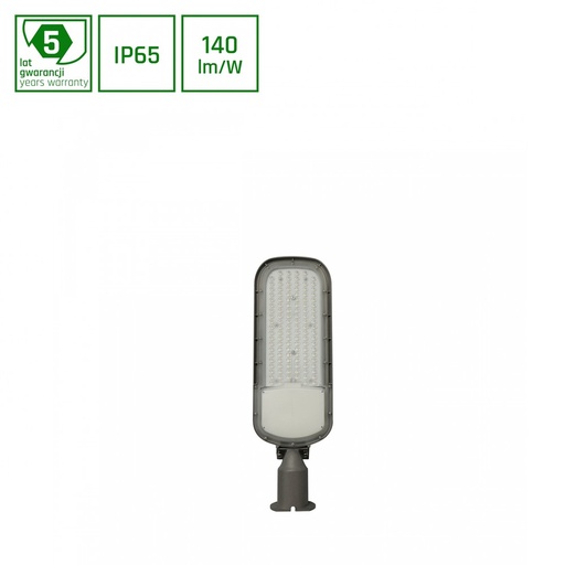 [29625-0] Gadebelysning STREETOS 2 100W - Neutral Hvid, 230V, IP65, Grå, Skumringssensor