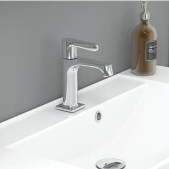 [780999934] Overløbsroset t. porcelænsvask, krom 