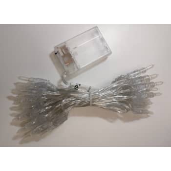 [6248001069] IrisLights Lyskæde Trsp Led med 35 Lys, til batteri, 150cm+240cm