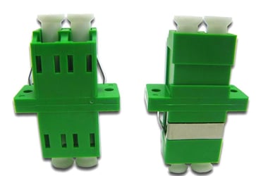 [7884126446] Samleled LC/APC Duplex, singlemode Grøn
