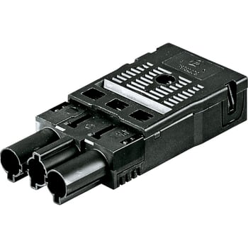 [8128402566] GST18i3 Stik Fjeder Han 3P 1,5-2,5mm² Ø7,8-10,3 mm Sort