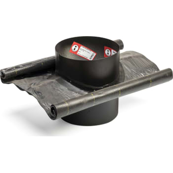 [317639236] Metalbestos skorsten uØ 230mm tagryg 15-32° flex sort