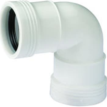 [186118350] Wavin Ø50mm x 87,5° Bøjning muf/muf/, PP hvid