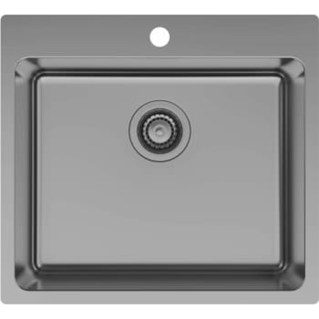 [681362516] LA 550 køkkenvask 550x500 m/hanehul, PVD gunmetal