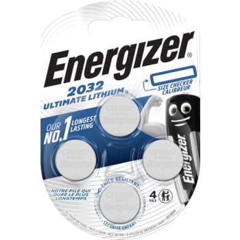 [991051437] Energizer Ultimate Lithium knapcelle CR2032, 4 stk.