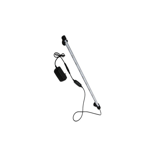 [3466-0] 48 cm Akvarie Armatur - 5W LED, Hvid/Blå, Med Sugekopper, IP67 - Effekt: 5W, Input: 230V, 300lm, IP68
