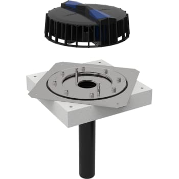 [153753156] Geberit Pluvia tagbrønd med fastgørelsesflange