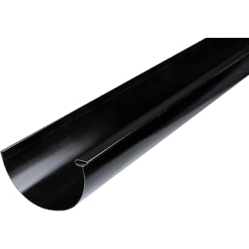 [275623501] Plastmo Sort Stål tagrende nr. 11  3 m