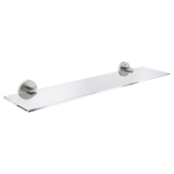 [772458116] GROHE START glashylde 530x145mm m/holder glas/metal Supersteel