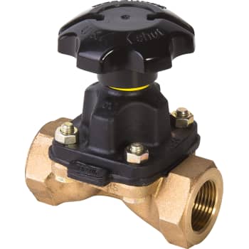 [415231506] 3/4" Saunders ventil, rødgods